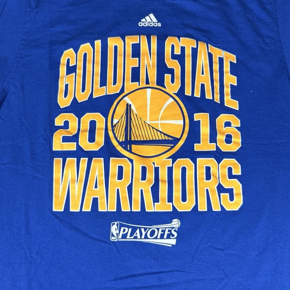 Other - Golden State Warriors 2018 Playoffs Men's T-shirt With Roster On Back Large